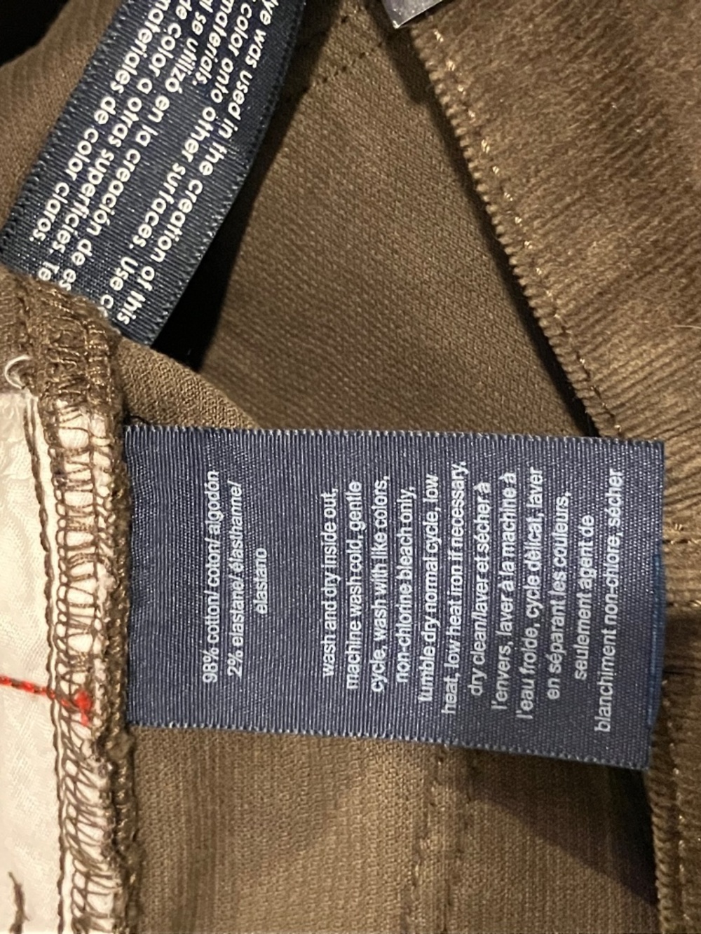 NWT Tommy Hilfiger Tribeca Skinny Corduroy Pants (Size 8) - Picture 11 of 14